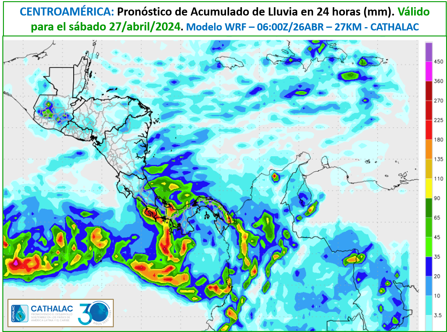 Pronóstico Numérico Del Tiempo Wrf Cathalac 5731